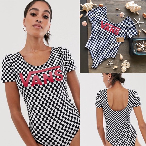 Vans Tops - 🌴🌼VANS- CHECKERED BODY SUIT🌼🌴